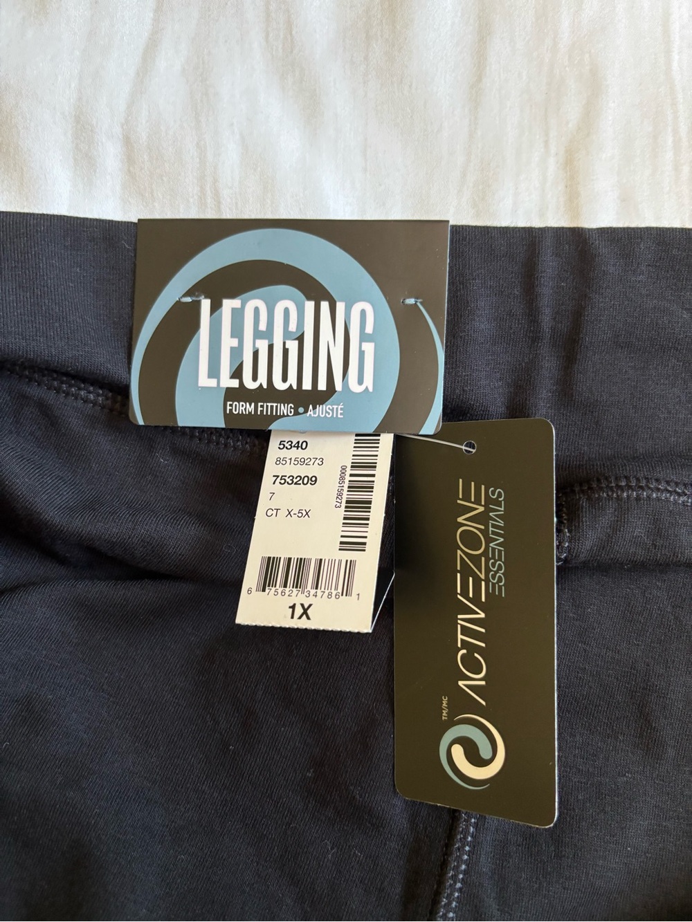 Plus size ActiveZone Leggings- Black